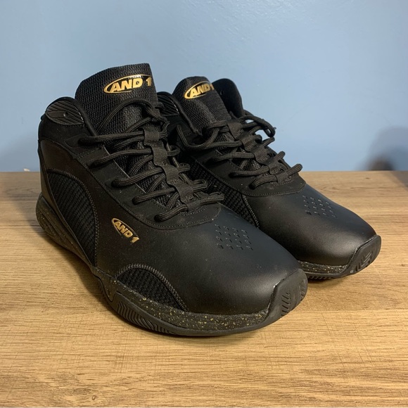 AND1 Cyclone 2.0 Black Style Men's Basketball Shoes - Picture 2 of 8